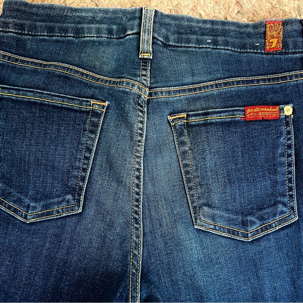 7 For All Mankind Dark Blue Women's Jeans